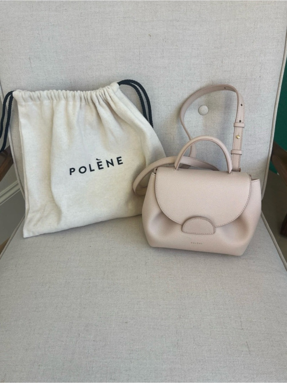 Mini Satchel in Pale Blush